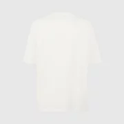 T-Shirt Bianca Oversize Uomo stampa fulmini